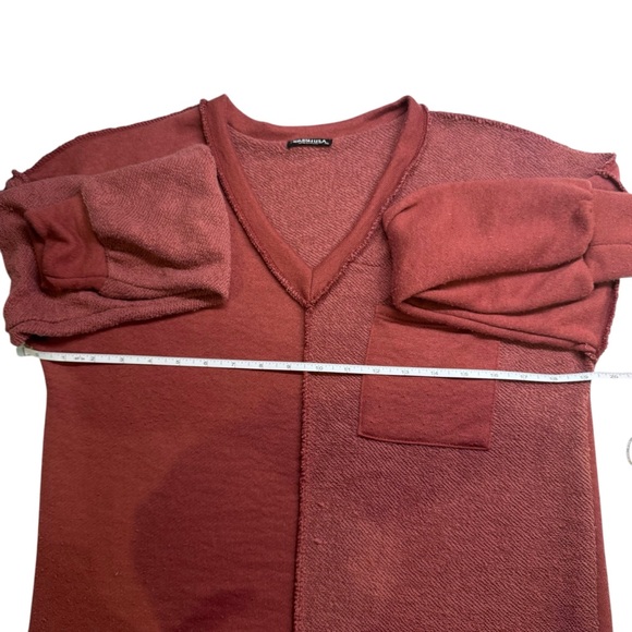 Heimish USA - casual long sleeve top - v neck - size S - Picture 5 of 7